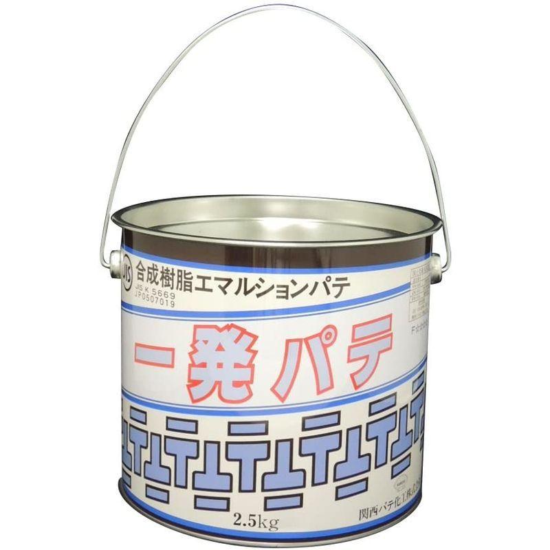 関西パテ化工 一発パテ ホワイト 梱包サイズ18.2x18.2x15.7cm 2.5kg|comfort-space|02