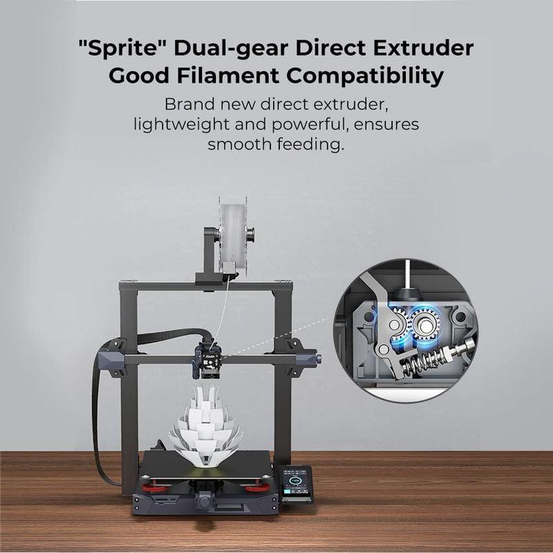 2021春の新作2021春の新作直営店Creality Ender3 S1 Plus 3Dプリンター 大型造形 300*300*300mm  フルメタルデュアルギア直接押出機 3Dプリンター
