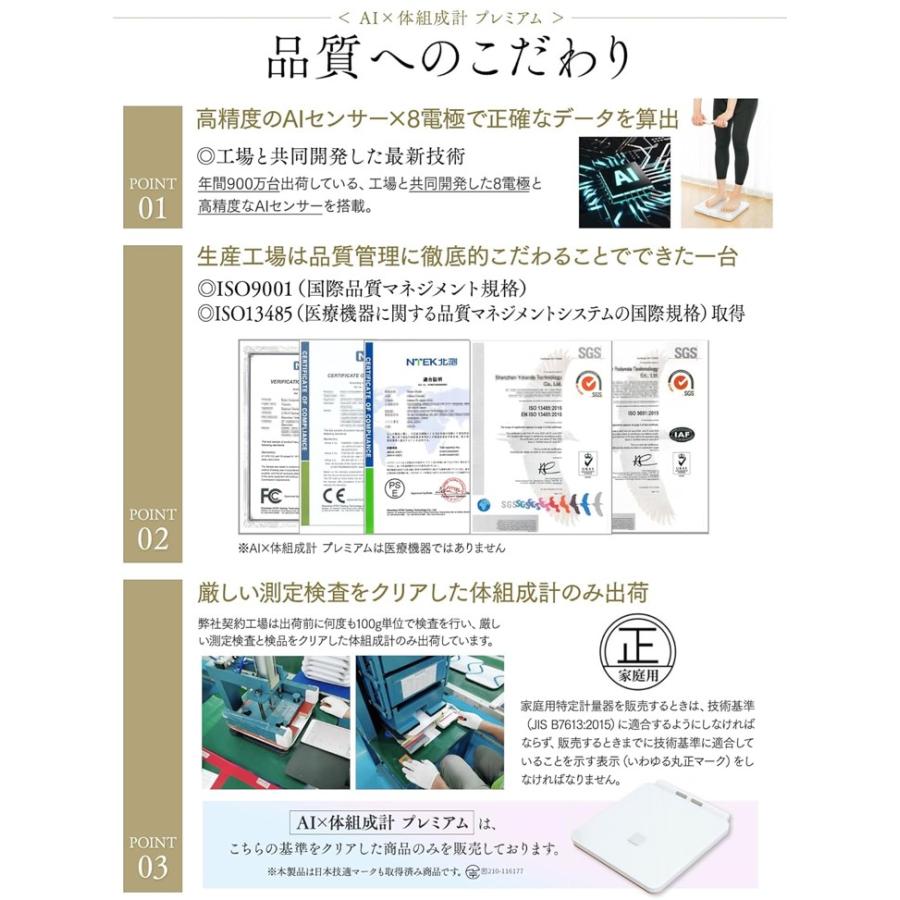 InField（インフィールド） 【最大1年保証】AI× 体重計 体組織計 最