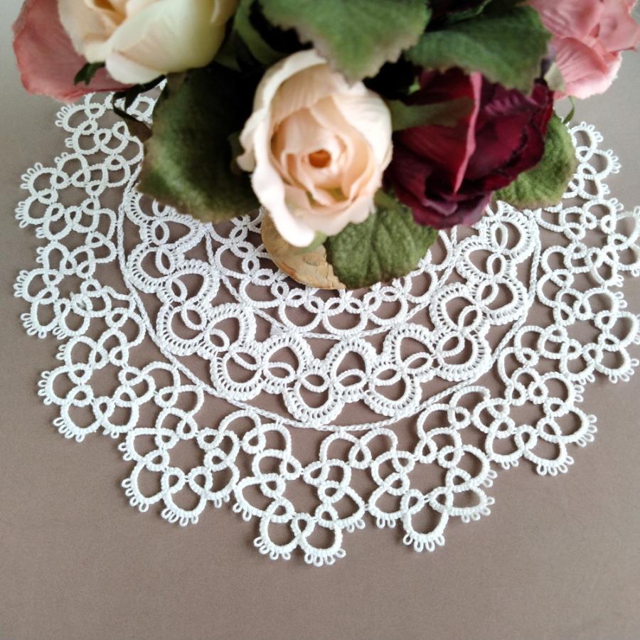 極細白いレースドイリービンテージ 極細白いレースドイリービンテージ - メルカリ