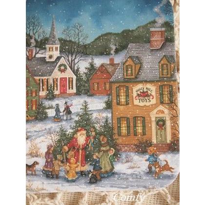 アメリカン雑貨 アメリカンカントリー雑貨 コースター おしゃれ レガシー 雪の聖夜 012 雑貨屋カンフィ 通販 Yahoo ショッピング