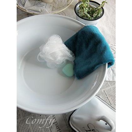 ホーロー雑貨 ホーロー 洗面器　ホワイト　琺瑯　北欧雑貨　カントリー雑貨　キッチン雑貨　ナチュラル雑貨　 |  | 01