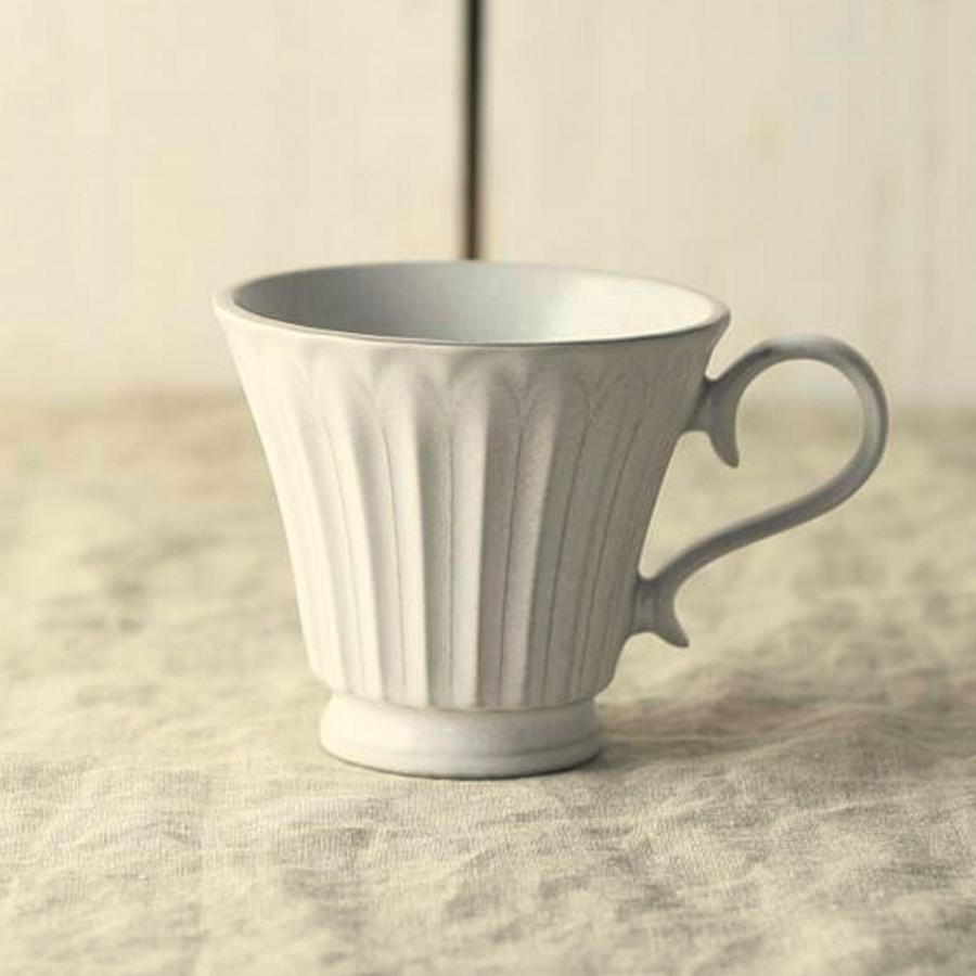 カフェ風食器 クラッシックスタイル アンティーク調 グレース コーヒーカップ シュシュ マグカップ レリーフ 在庫一掃売り切り