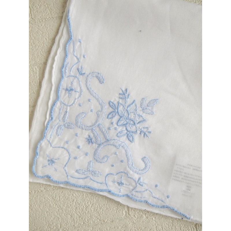 セール！30%off！アンティークレース風 スワトウ刺繍 レースハンカチ