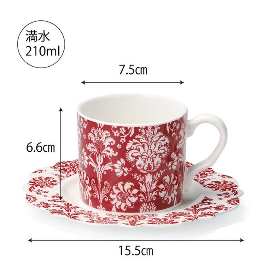 カップ ソーサー ペアセット コーヒー碗皿 ２客組 おしゃれ 北欧雑貨 ダマスク アンティーク調 Ds 5044 雑貨屋カンフィ 通販 Yahoo ショッピング