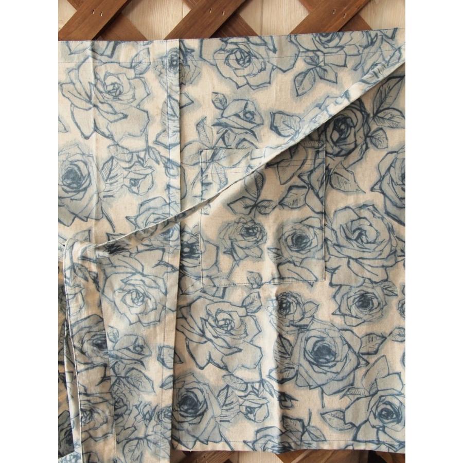 セール！30％OFF！！ハンドメイド カフェ エプロン ブルーローズ |  | 01