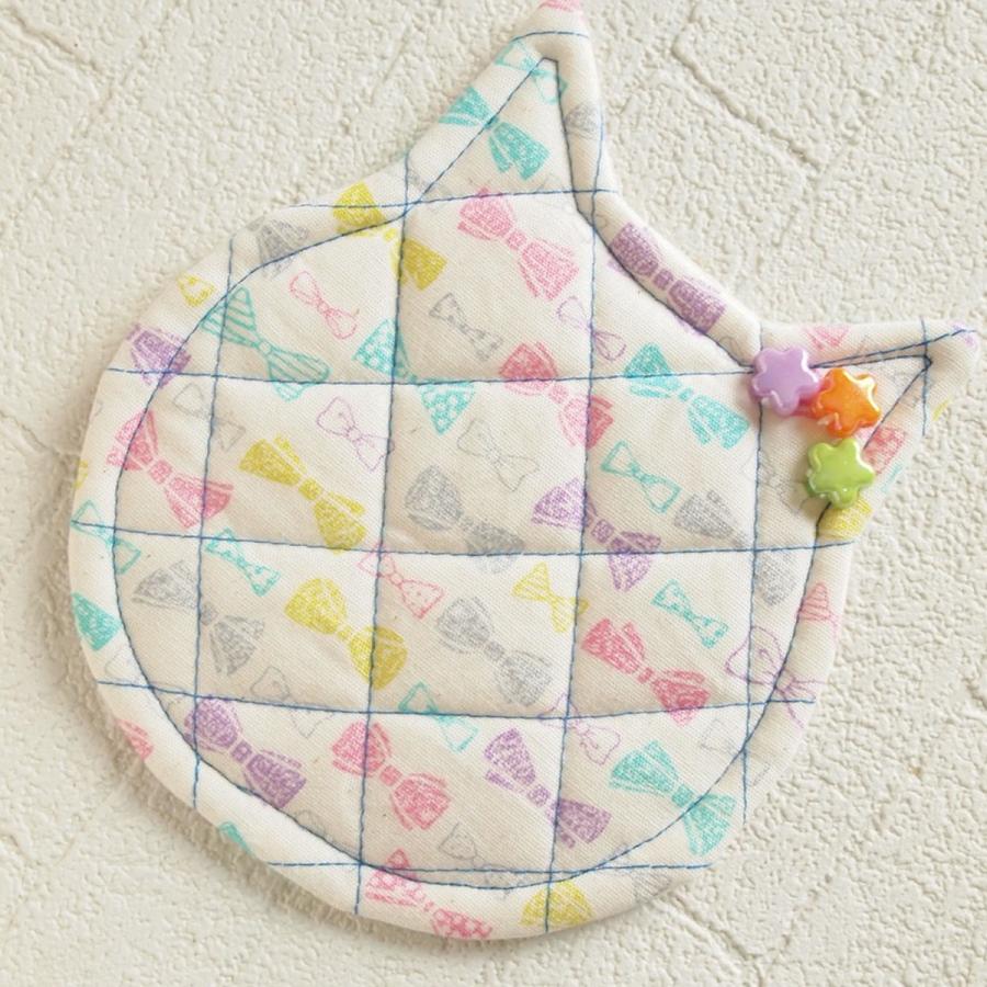 セール！40%OFF！ 鍋つかみ キャット ハンドメイド　ポットマット |  | 10