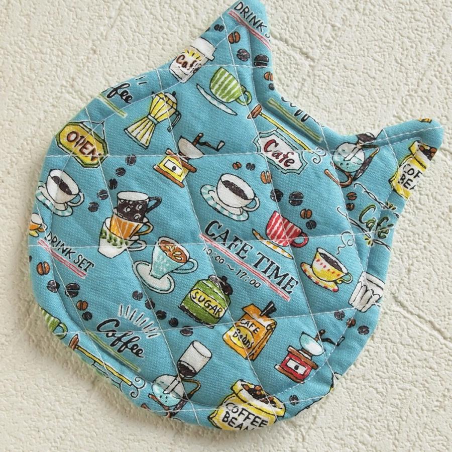 セール！40%OFF！ 鍋つかみ キャット ハンドメイド　ポットマット |  | 14