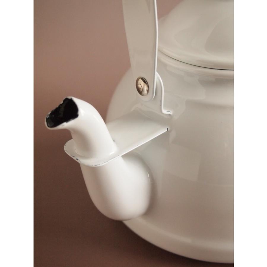 ホーロー雑貨 やかん レトロ ホーロー ミニ ケトル アンティーク調