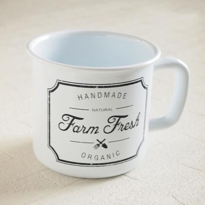 ホーローマグカップ ホーロー雑貨 大きい マグカップ ビッグサイズ 700ml ホワイト Oe 11 雑貨屋カンフィ 通販 Yahoo ショッピング