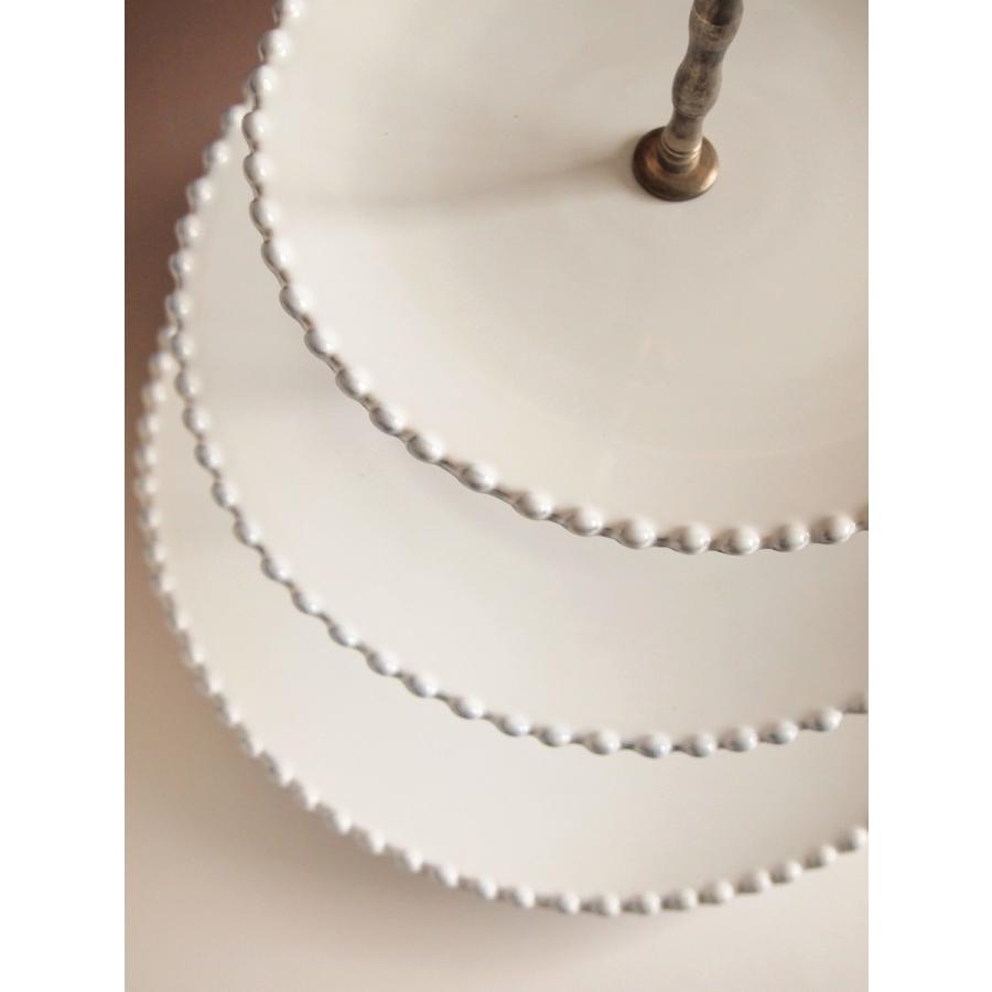 ポルトガル食器 コスタ・ノバ パール 3段ケーキスタンド アンティーク