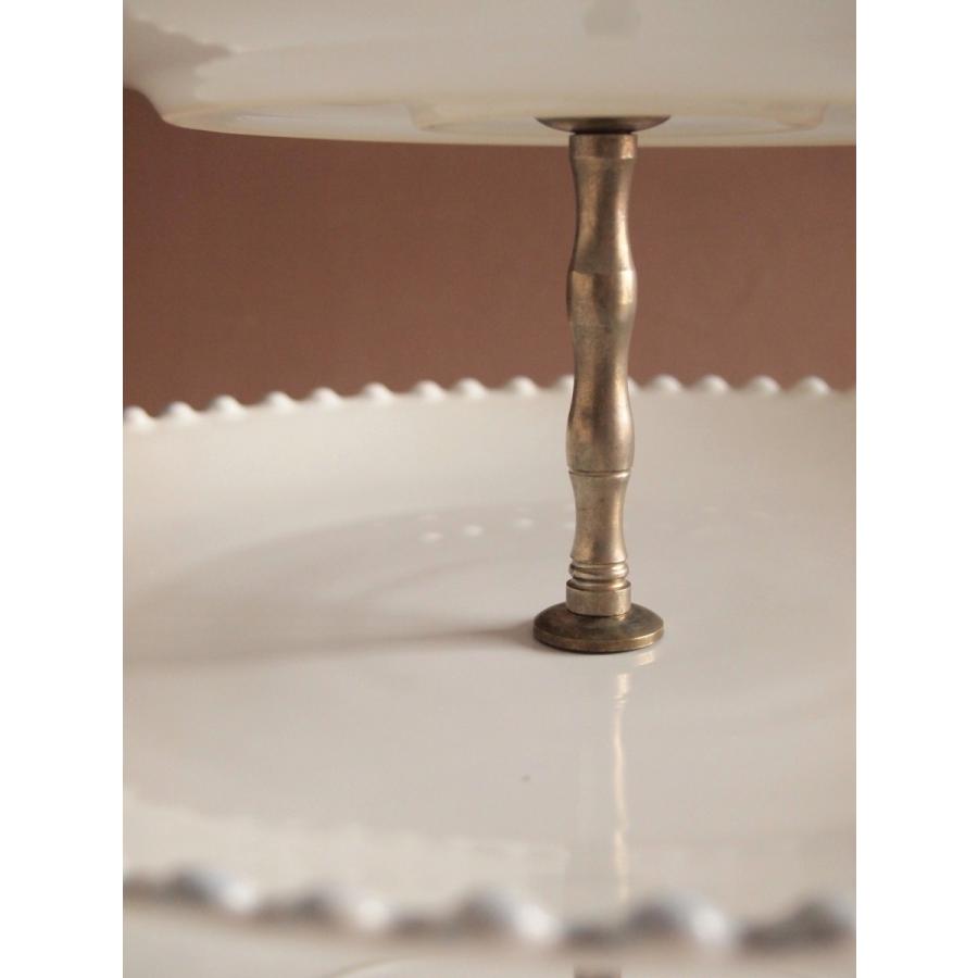 ポルトガル食器 コスタ・ノバ パール 3段ケーキスタンド アンティーク