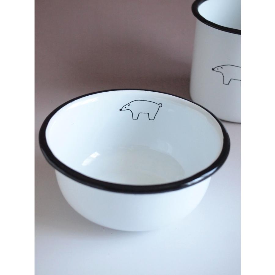 ホーロー雑貨 ホーロー ボウル しろくま Te758 雑貨屋カンフィ 通販 Yahoo ショッピング