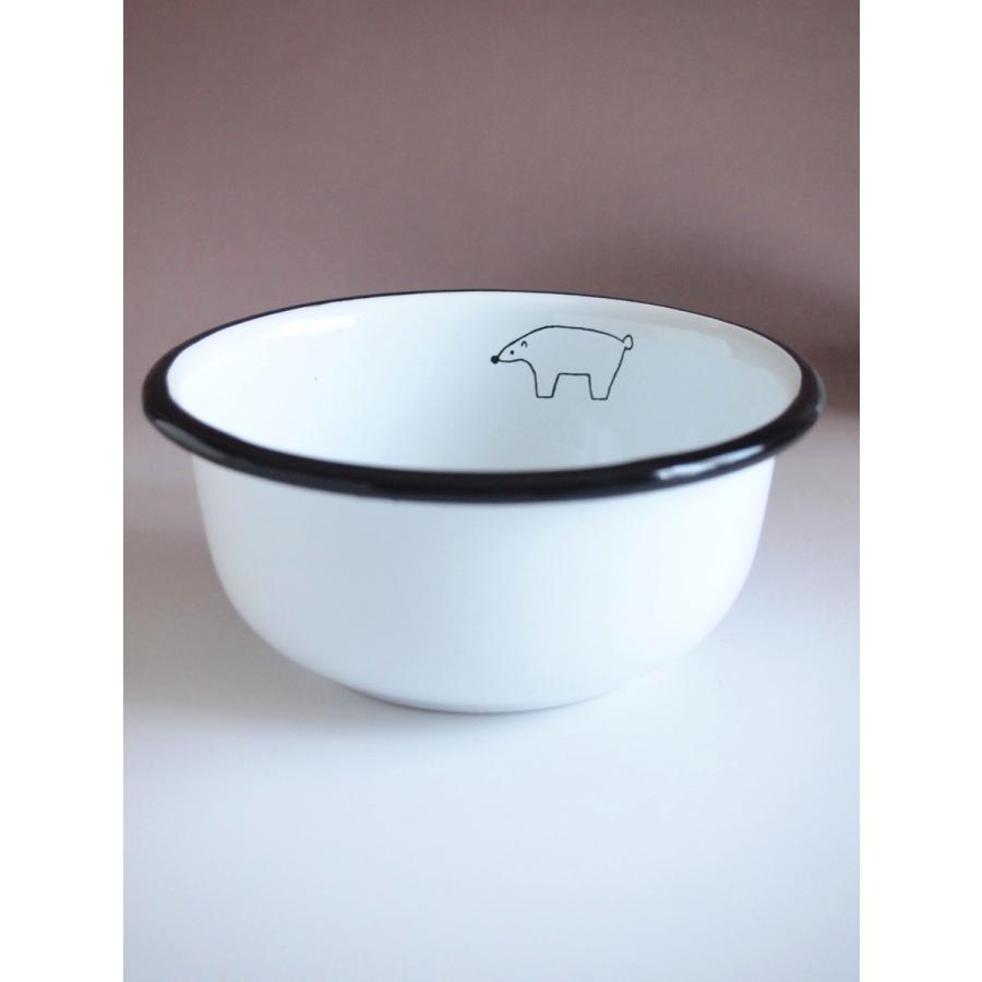 ホーロー雑貨 ホーロー ボウル しろくま Te758 雑貨屋カンフィ 通販 Yahoo ショッピング