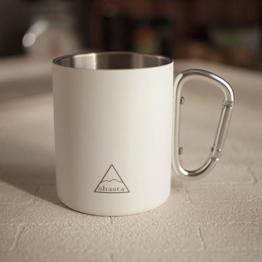 シャスタ カラビナ付き ステンレス カラー マグカップ : 雑貨屋
