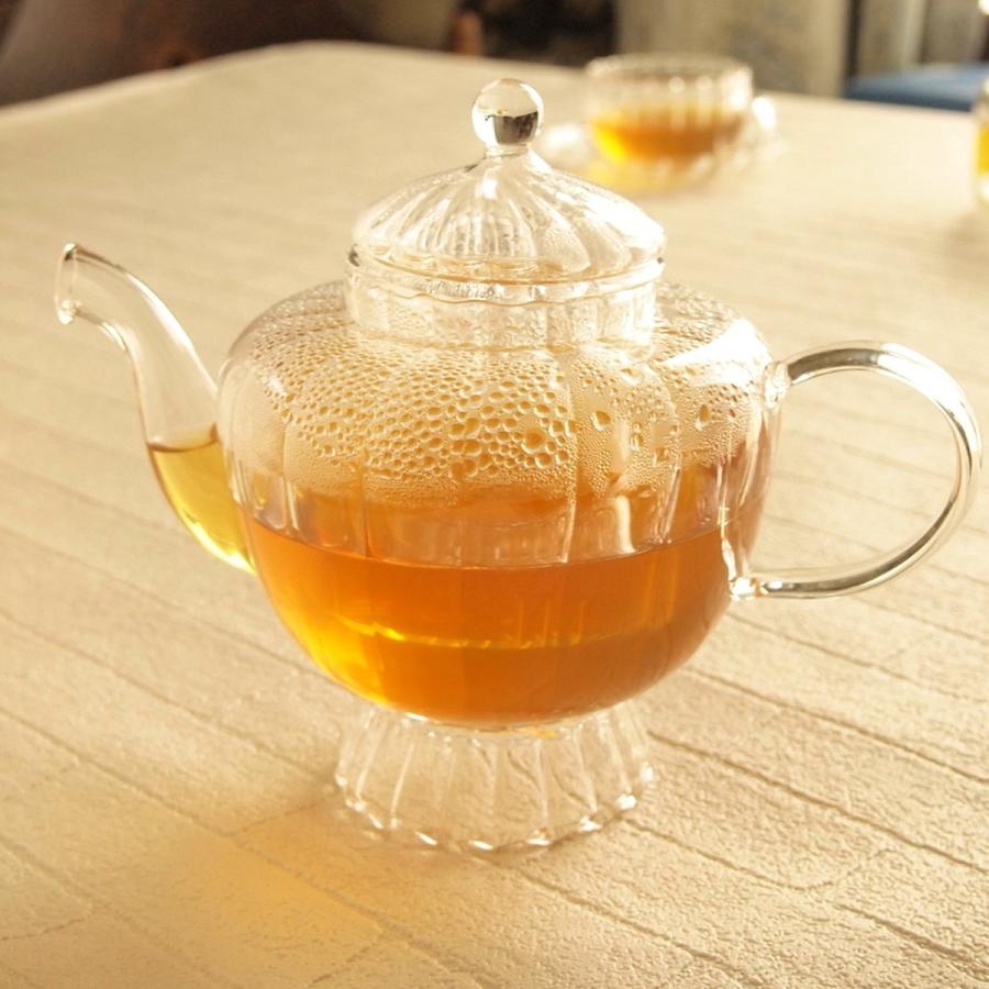 ガラス食器 ティーフォーツー ウェーブ 台付き ティーポット 耐熱ガラス 茶こし付き Yf 008w 雑貨屋カンフィ 通販 Yahoo ショッピング