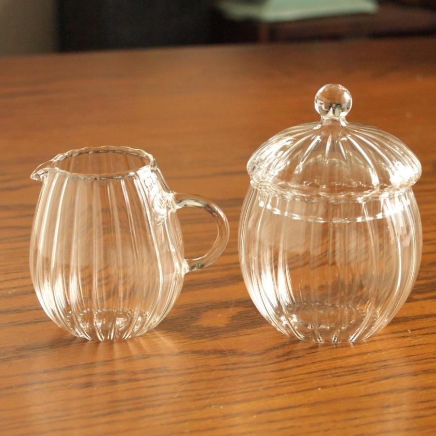 ガラス食器 ティーフォーツー ウェーブ クリーマー シュガーポット 耐熱ガラス Yf 10w 雑貨屋カンフィ 通販 Yahoo ショッピング