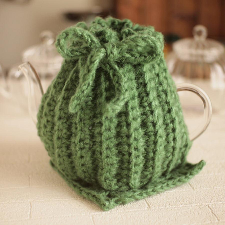 ハンドメイド雑貨　ポットセーター＆ポットマット　ティーコージー　手編み　 |  | 17