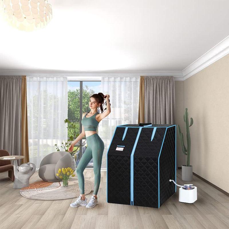 ホームサウナ Amazon.co.jp: VUVUINC ホームサウナ 家庭用サウナ 温度設定25-60°C 遠