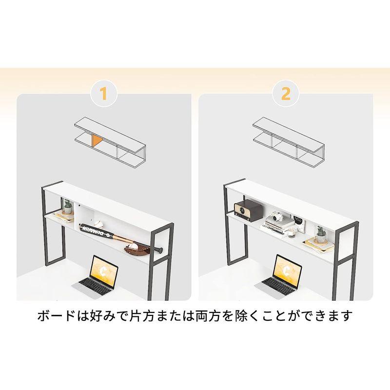 Cubiker L字デスク パソコンデスク ラック付きデスク 収納シェルフ ゲーミングデスク 机 勉強机 作業机 学習机 オフィスデスク コ パソコンデスク ラック付きデスク ゲーミングデスク L字デスク 収納シェルフ 勉強机 作業机 学習机 オフィスデスク
