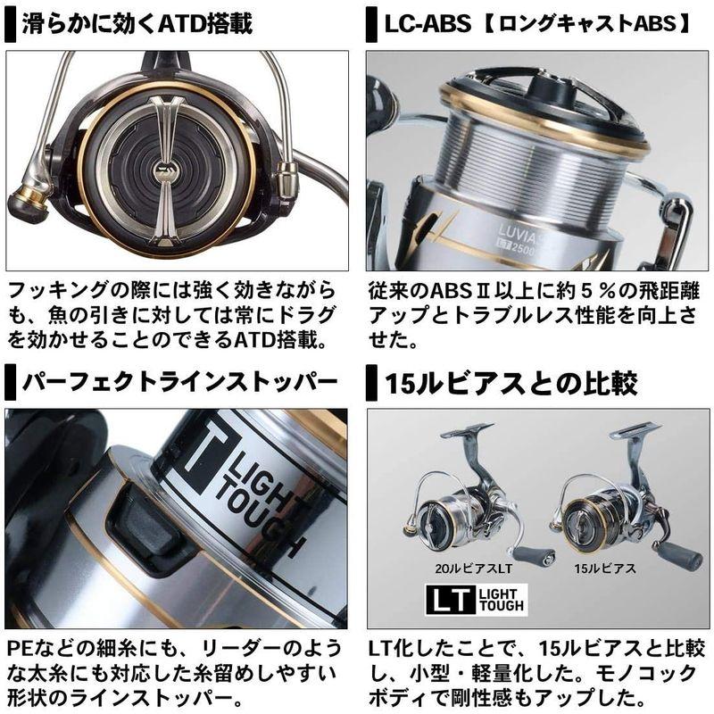 福袋 釣り具・フィッシング用品 ダイワ(DAIWA) スピニングリール 20 ルビアス LT4000-CXH (2020モデル)