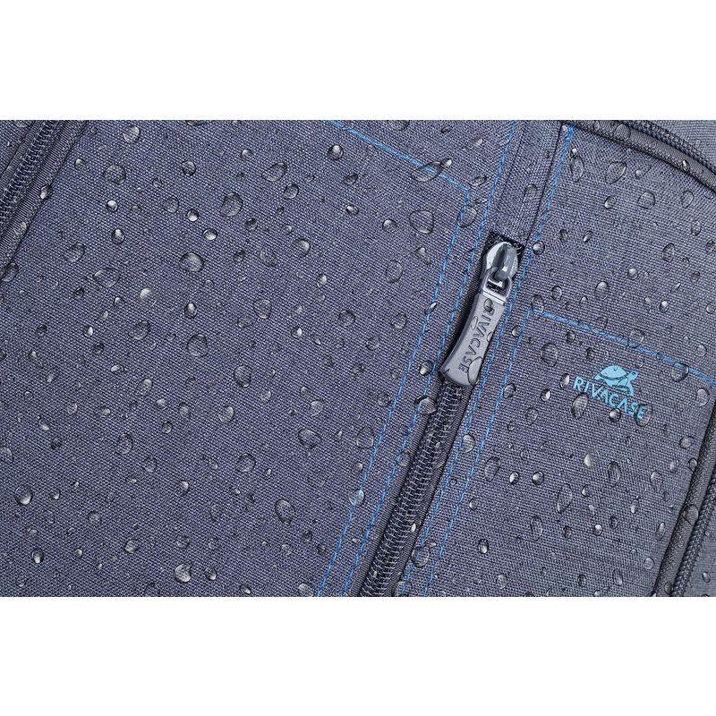 RIVACASE （リヴァケース）15.6インチ・ラップトップPC用リュック（バックパック）、スリムで軽量、防水生地使用、色はグレー 防水生地使用 リヴァケース 6インチ ラップトップPC用リュック バックパック スリムで軽量 色はグレー