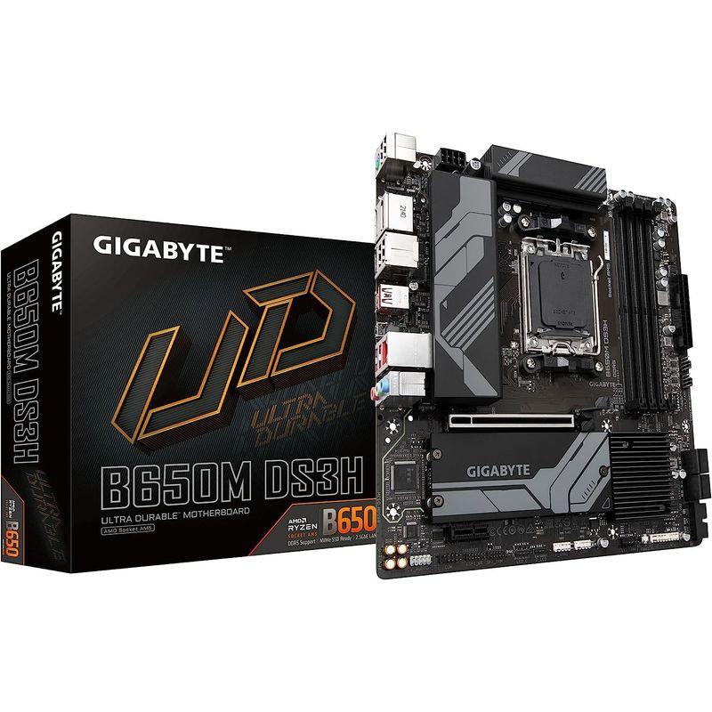 マザーボード GIGABYTE B650M DS3H Micro-ATX AMD B650 チップセット搭載 MB5900 AMD マザーボード B650M DS3H Micro ATX B650 チップセット搭載 MB5900