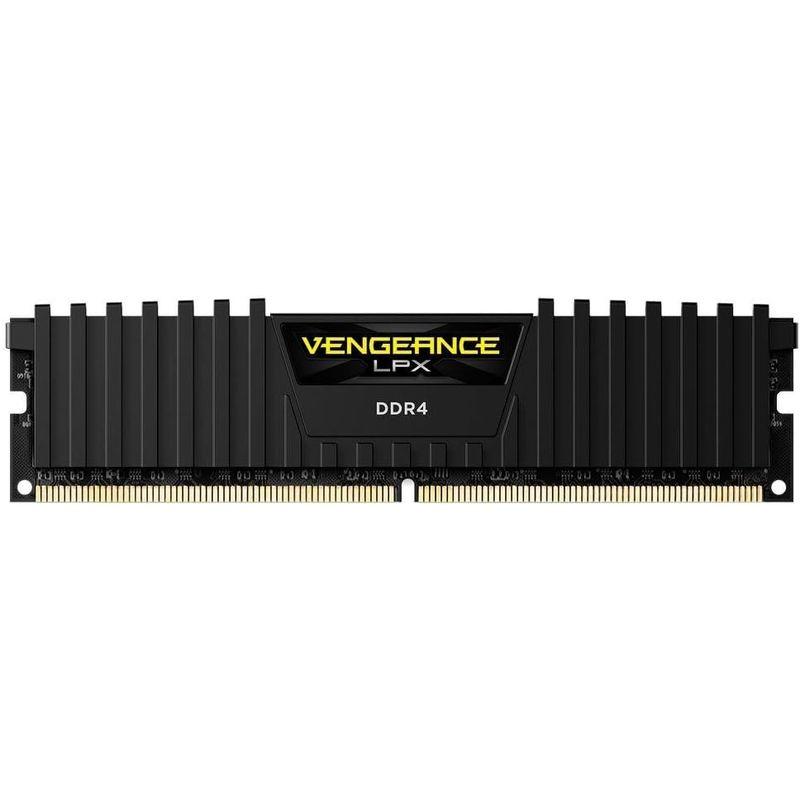 定番から最新 PCパーツ・周辺機器 CORSAIR DDR4 デスクトップPC用 メモリモジュール VENGEANCE LPX Series ブラック16GB×1枚キット CM