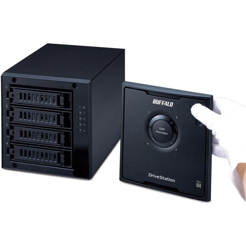 外付ハードディスクドライブ RAID5対応 外付けハードディスク USB3.0用 4ドライブモデル 8TB HD-QL8TU3/R5J BUFFALO｜comfyfactory｜02