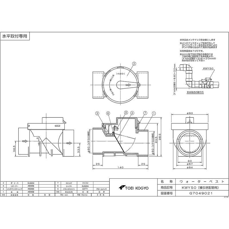 水上安全用具　東栄工業　ウォーターベスト1個入り　KWY-50