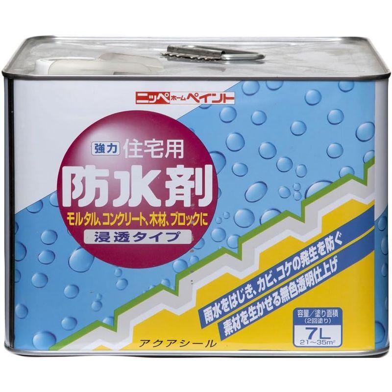 ペンキ・塗料　ニッペ　ペンキ　塗料　7L　日本製　屋内外　下塗り　ラッカー　住宅用防水剤　透明　4976124400629