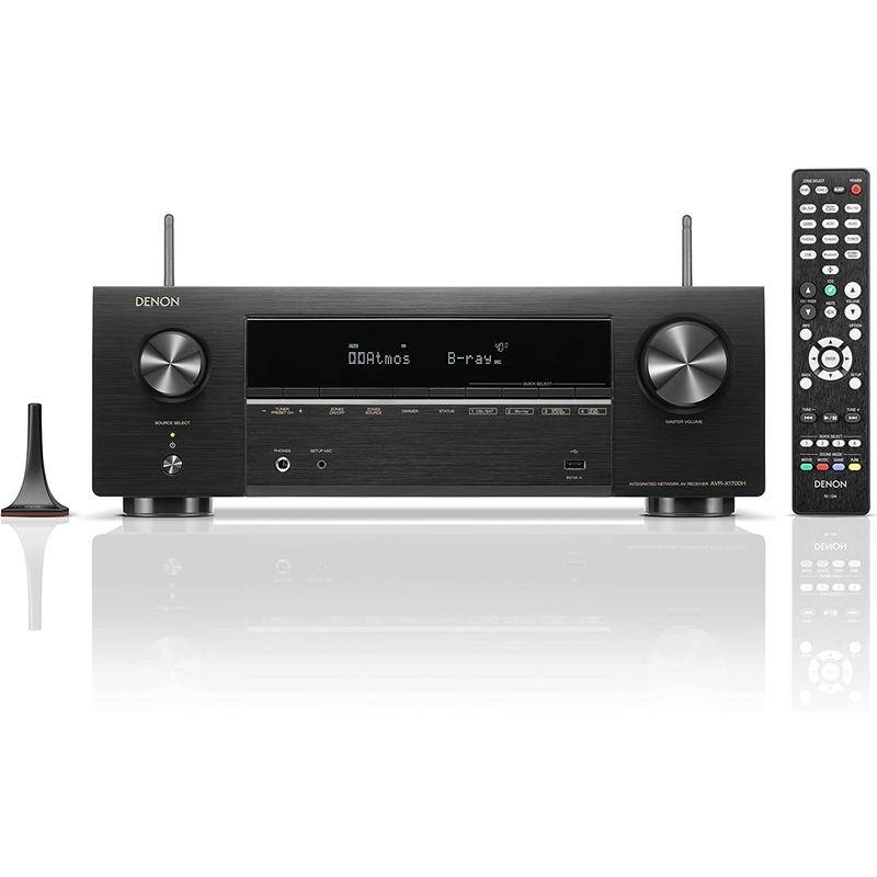 AVサラウンドレシーバー デノン Denon AVR-X1700H 7.2ch 8K Ultra HD、HDR10+、eARC対応 /ブラッ｜comfyfactory｜10