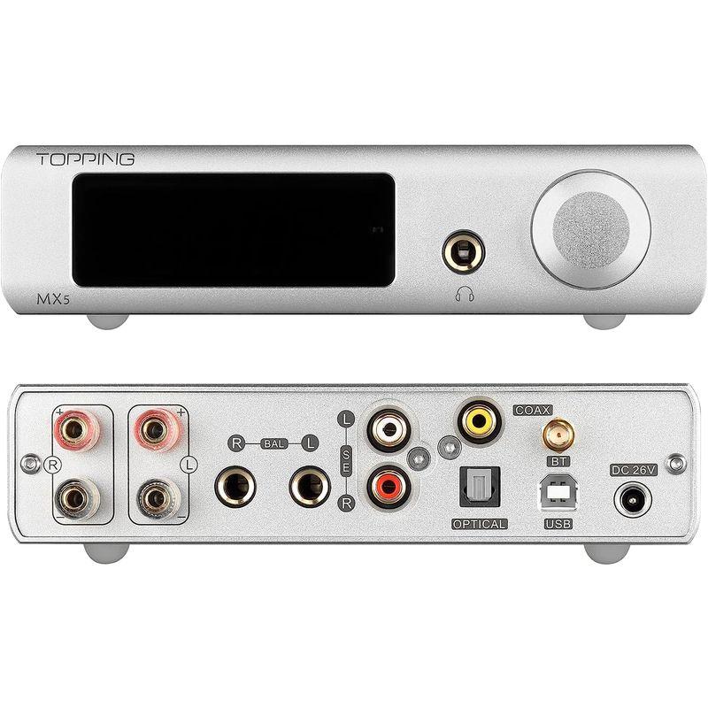 TOPPING MX5 ES9018Q2C ハイレゾオーディオ HIFI デコーダー アンプ 70W*2 DAC Bluetooth APT MX5 ES9018Q2C ハイレゾオーディオ HIFI デコーダー アンプ 70W*2 DAC Bluetooth APT
