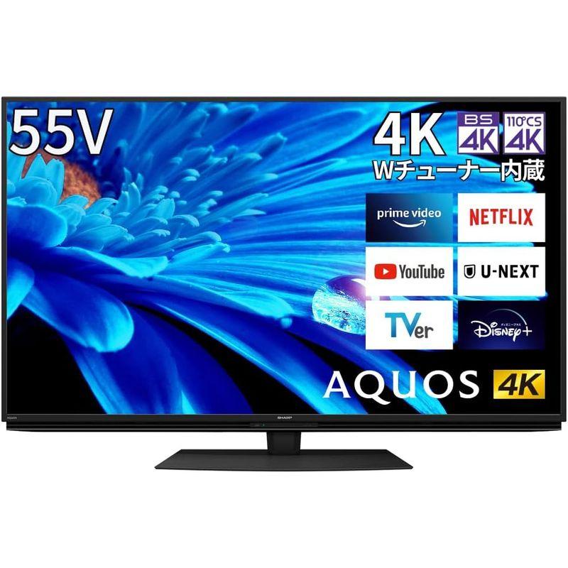 テレビ シャープ 55V型 4K 液晶 AQUOS 4T-C55EN1 N-Blackパネル 倍速液晶 Google TV (2022年モデ｜comfyfactory｜09