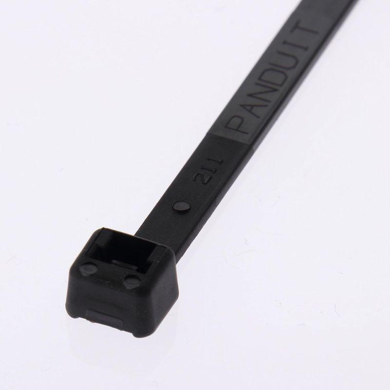 配線用品 パンドウイット ナイロン結束バンド 耐候性黒 幅3.7mm 長さ246mm 1000本入り PLT2.5I-M0 - 2