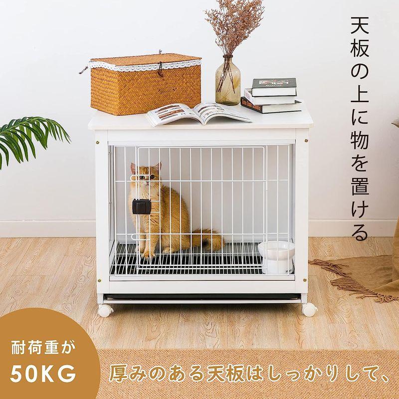 Mwpo ウディサークル 木製 犬 猫 ケージドッグサークル ドッグケージ ペット用ケージ 犬ハウス 室内 インテリア 屋根付き トレー付き 屋根付き ウディサークル 木製 ケージドッグサークル ドッグケージ ペット用ケージ 犬ハウス 室内 インテリア トレー付き