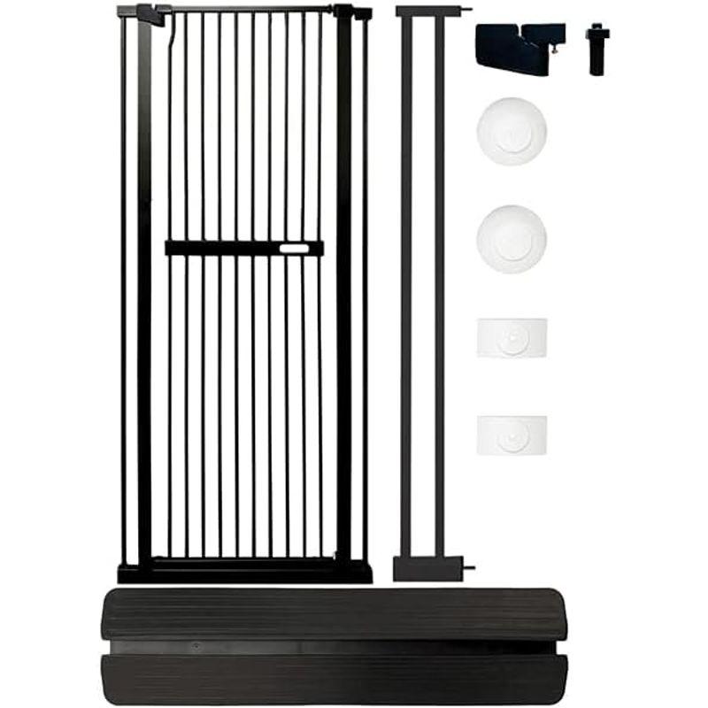 LIFAXIA ペットゲート 猫 150cm ドア付き ハイタイプ 島袋商店 猫脱走防止フェンス 幅広 ワイド 室内 玄関 階段 逃亡防止柵 ペットゲート 150cm ドア付き ハイタイプ 島袋商店 猫脱走防止フェンス 幅広 ワイド 室内 玄関 階段 逃亡防止柵