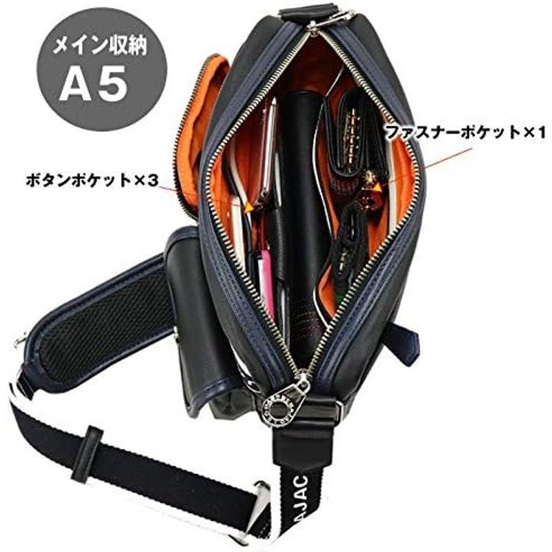 ショルダーバッグ カステルバジャック 横型 ドミネ メンズ レディース 24111 (ブラック) ショルダーバッグ 横型 ドミネ メンズ レディース ブラック