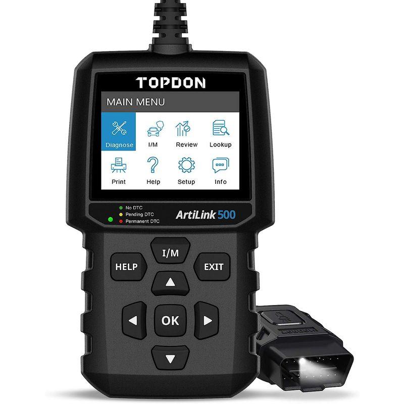 車両診断機 TOPDON AL500 obd2 故障診断機 自動車スキャンツール obd2コードリーダー BMW/BENZ/AUDI/VWなど フルob｜comfyfactory｜08