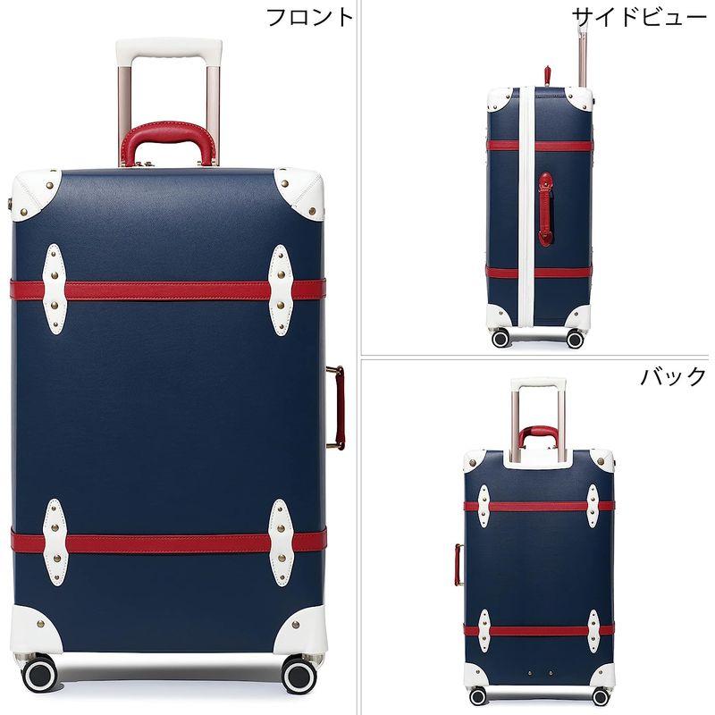 nzbz ミュートスピンナーホイール付きのレトロなキャリーケース