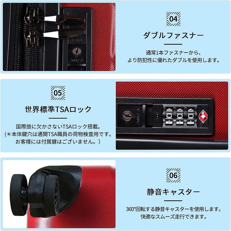 U-NEST 軽量 TSAロック搭載 スーツケース キャリーバッグ 機内持ち込み ABS材質 静音 金属キャリーバー 持ちやすい アルミハン TSAロック搭載 NEST 軽量 スーツケース キャリーバッグ 機内持ち込み ABS材質 静音 金属キャリーバー 持ちやすい アルミハン