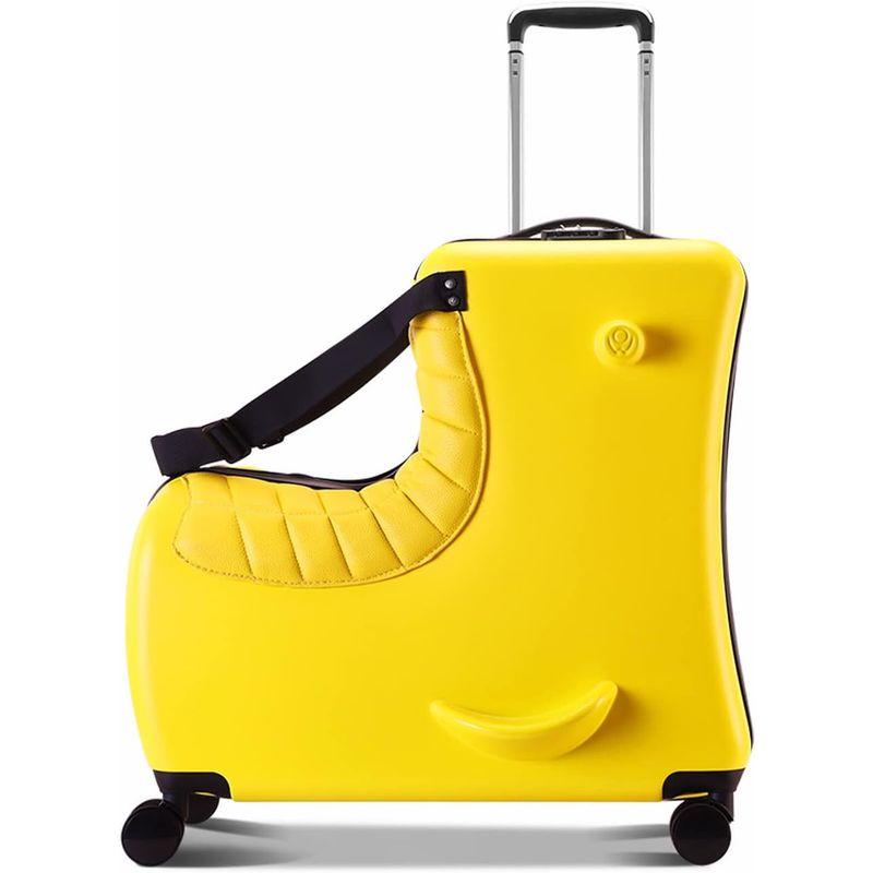 Forhomelife 子供用 スーツケース 乗れる キッズ キャリーケース キャリーバッグ 軽量 大容量 帰省 旅行 Mサイズ 座れる木馬 子供用 スーツケース 乗れる キッズ キャリーケース キャリーバッグ 軽量 大容量 帰省 旅行 Mサイズ 座れる木馬