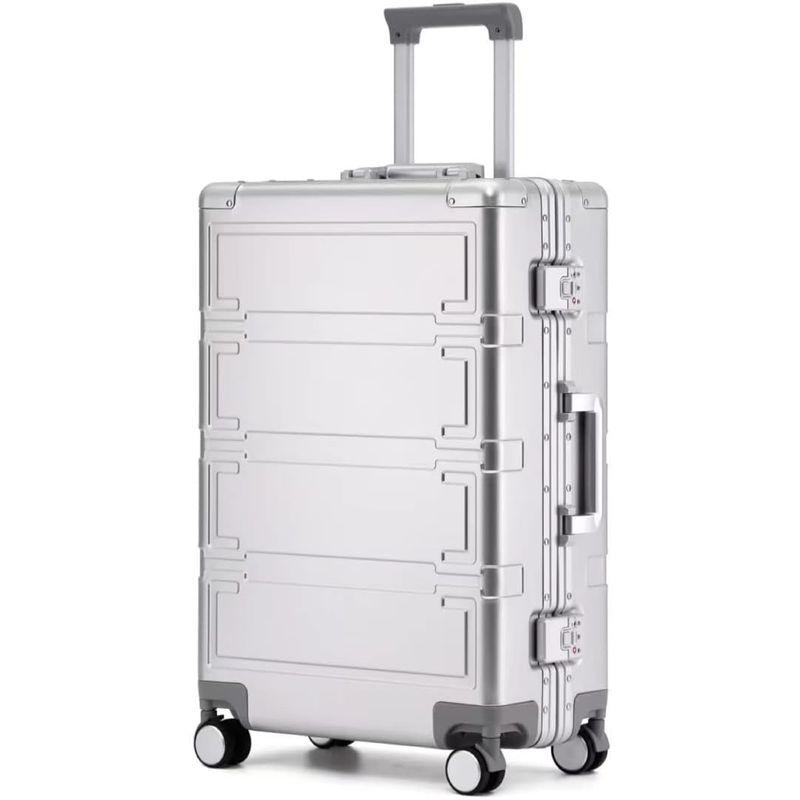 Yuweijie スーツケース キャリーケース キャリーバッグ 機内持ち込み オールアルミ合金ボディ 耐衝撃 大型 軽量 静音ダブルキャスタ スーツケース キャリーケース キャリーバッグ 機内持ち込み オールアルミ合金ボディ 耐衝撃 大型 軽量 静音ダブルキャスタ サイズ 5cm 2kg