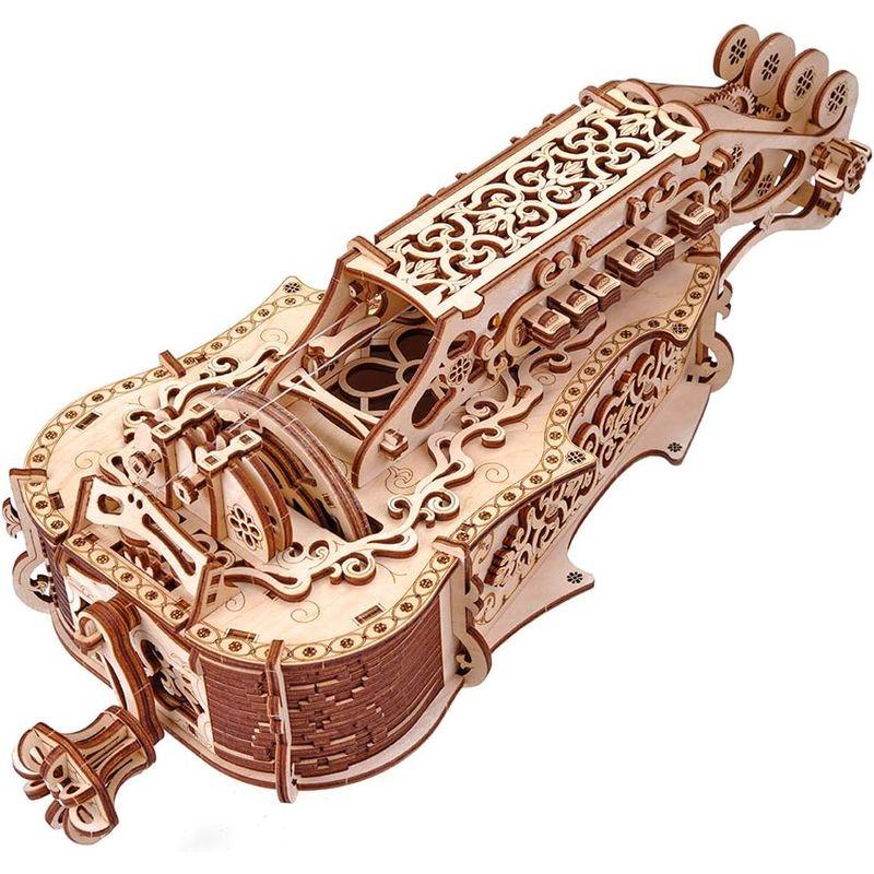 Wood Trick ウッドトリック リラ・ダ・ヴィンチ ハーディ ガーディ 楽器になる 3Dウッドパズル / 木製模型 Trick ウッドトリック リラ ヴィンチ ハーディ ガーディ 楽器になる 3Dウッドパズル 木製模型