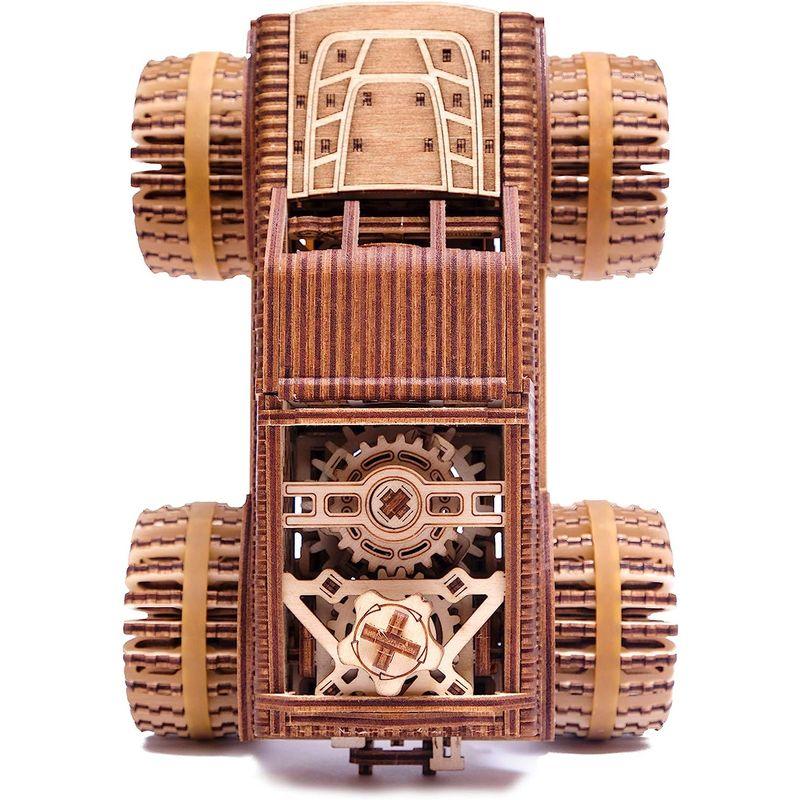 Wood Trick ウッドトリック モンスタートラック 自走する3Dウッドパズル / 木製模型 Trick ウッドトリック モンスタートラック 自走する3Dウッドパズル 木製模型 また