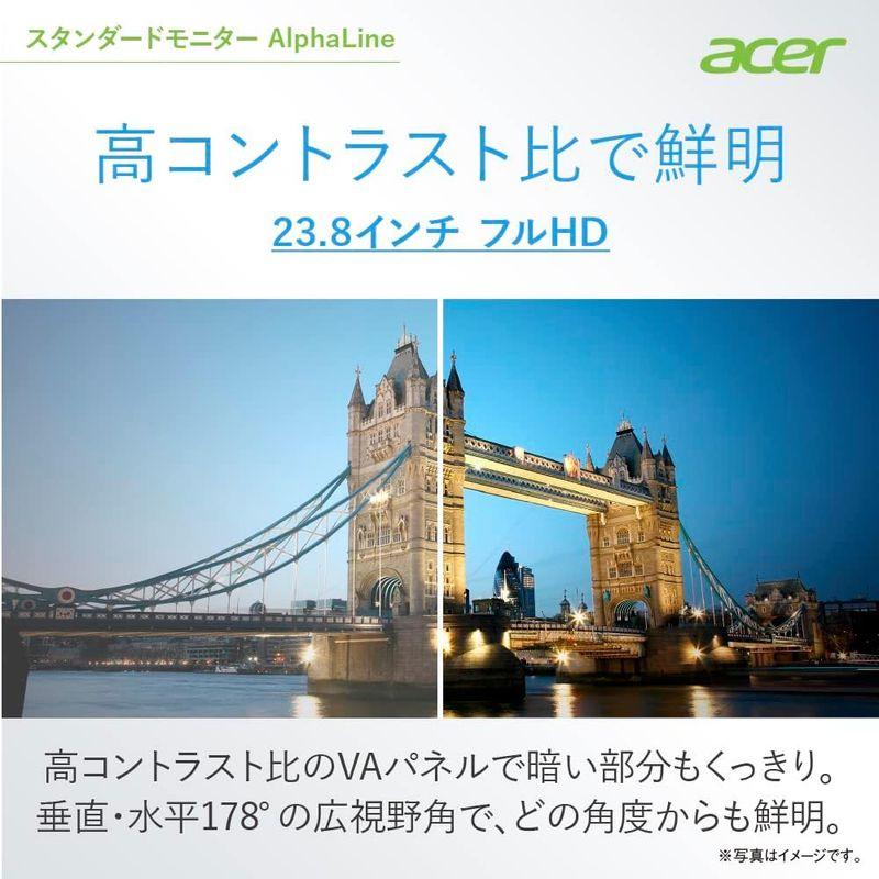 Acer モニター AlphaLine KA242YHbmix 23.8インチ フルHD VA 非光沢 100H｜comfyfactory｜06