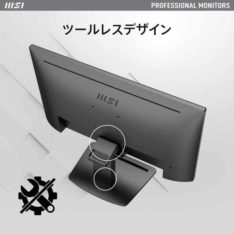 MSI PRO MP223 モニター 薄型 VAパネル フルHD/21.45インチ/HDMI/ブルーライトカット/アンチフリッカー/VESA PRO MP223 モニター 薄型 VAパネル フルHD/21 45インチ/HDMI/ブルーライトカット/アンチフリッカー/VESA
