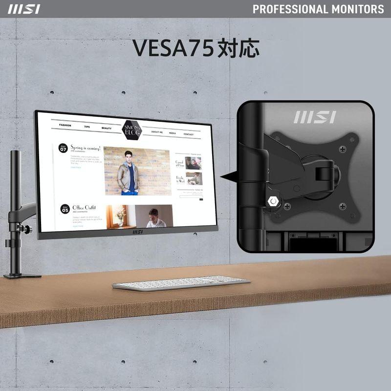 MSI PRO MP223 モニター 薄型 VAパネル フルHD/21.45インチ/HDMI/ブルーライトカット/アンチフリッカー/VESA PRO MP223 モニター 薄型 VAパネル フルHD/21 45インチ/HDMI/ブルーライトカット/アンチフリッカー/VESA