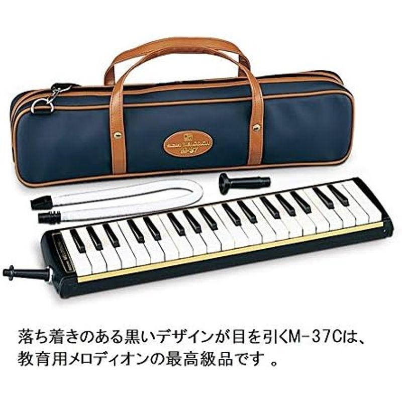 鍵盤ハーモニカ SUZUKI スズキ メロディオン アルト M-37C 37鍵 日本製 美しい響きの金属カバーモデル 軽量ソフトケース｜comfyfactory｜16
