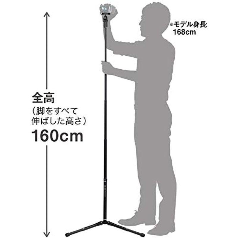 スリック SLIK 一脚兼三脚 スタンドポッドエアリー 6S 6段ショートタイプ 回転ロック式 縮長330mm 自由雲台 クイックシュー式｜comfyfactory｜11